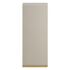 Florence - Modern Beige Leatherette + Gold Chest