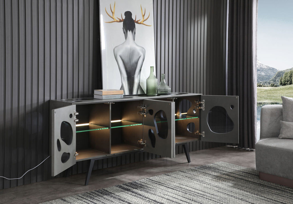Fontana - Modern Grey Buffet