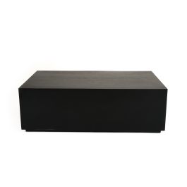 Fresno - Modern Black Concrete Coffee Table