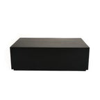 Fresno - Modern Black Concrete Coffee Table