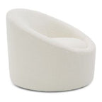 Frontier - Glam White Fabric Accent Chair