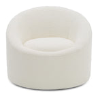 Frontier - Glam White Fabric Accent Chair