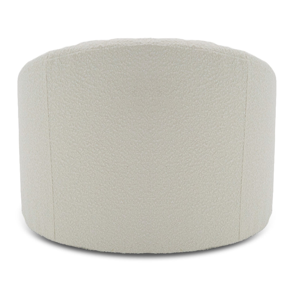 Frontier - Glam White Fabric Accent Chair