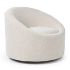 Frontier - Glam Beige Fabric Accent Chair