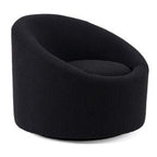 Frontier - Glam Black Fabric Accent Chair