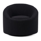 Frontier - Glam Black Fabric Accent Chair