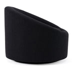 Frontier - Glam Black Fabric Accent Chair