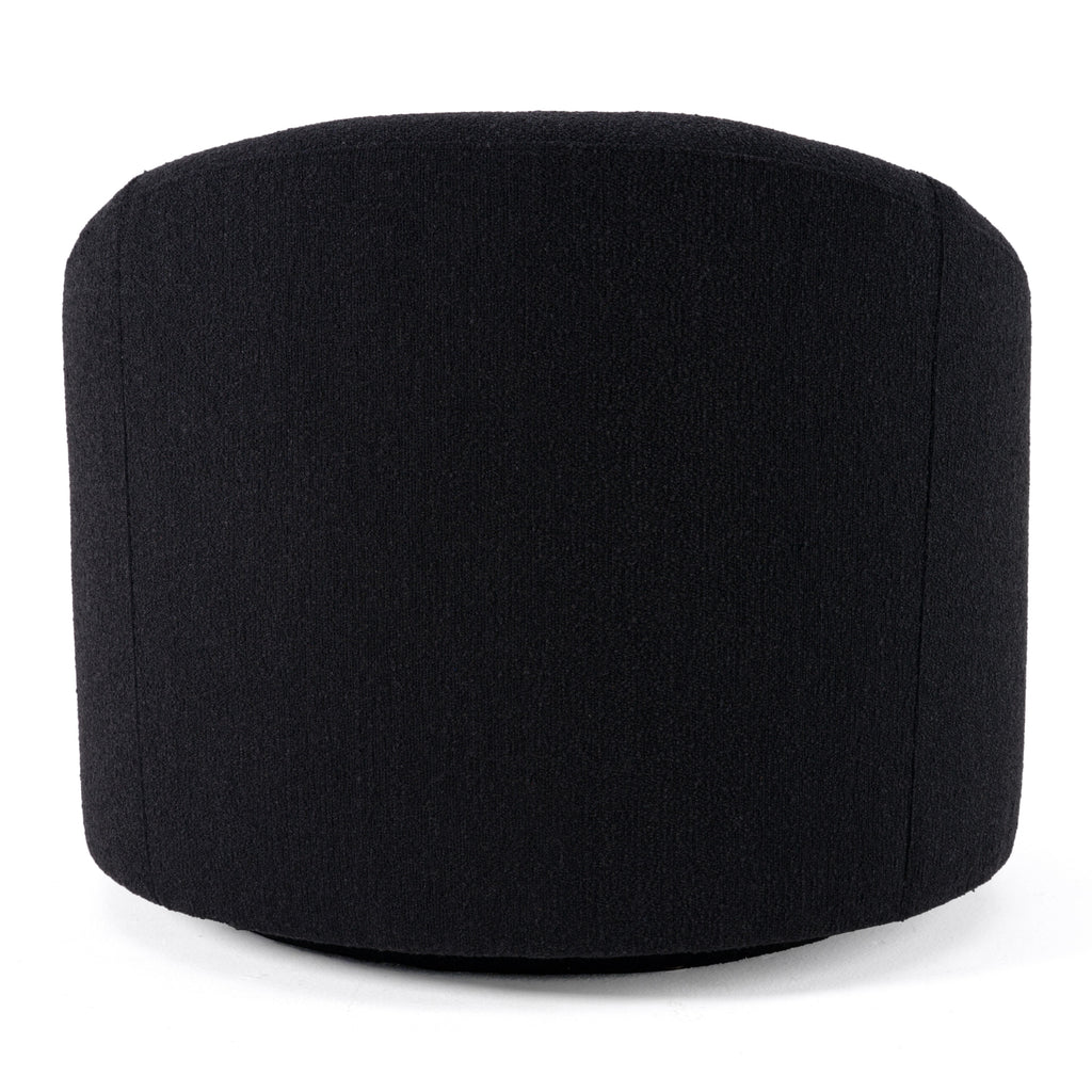 Frontier - Glam Black Fabric Accent Chair