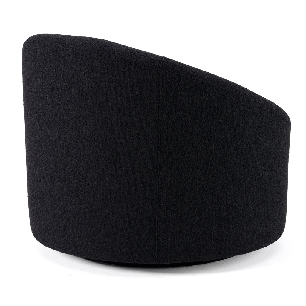 Frontier - Glam Black Fabric Accent Chair