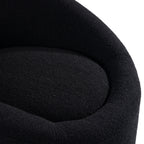 Frontier - Glam Black Fabric Accent Chair
