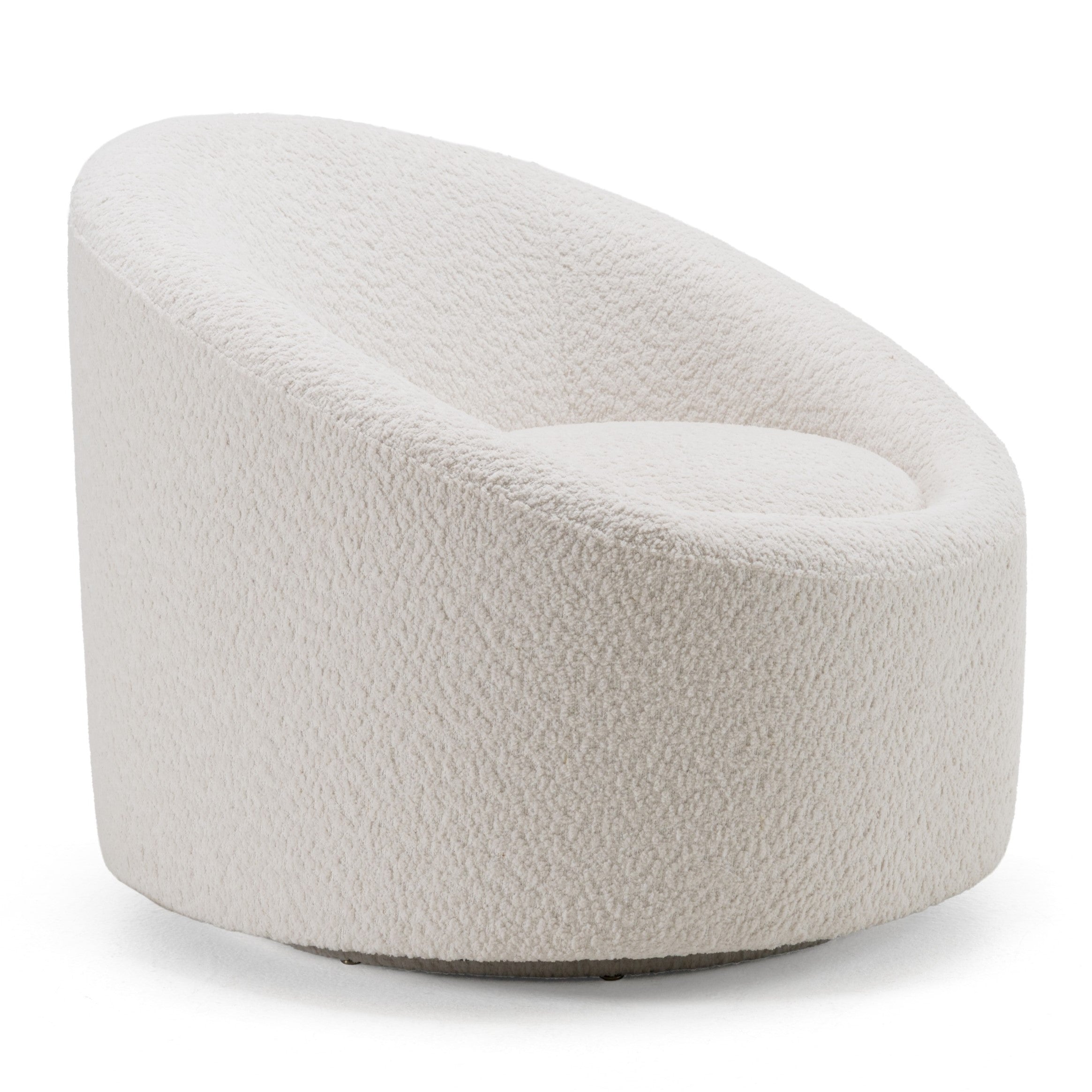 Frontier - Glam Off-White Fabric Accent Chair
