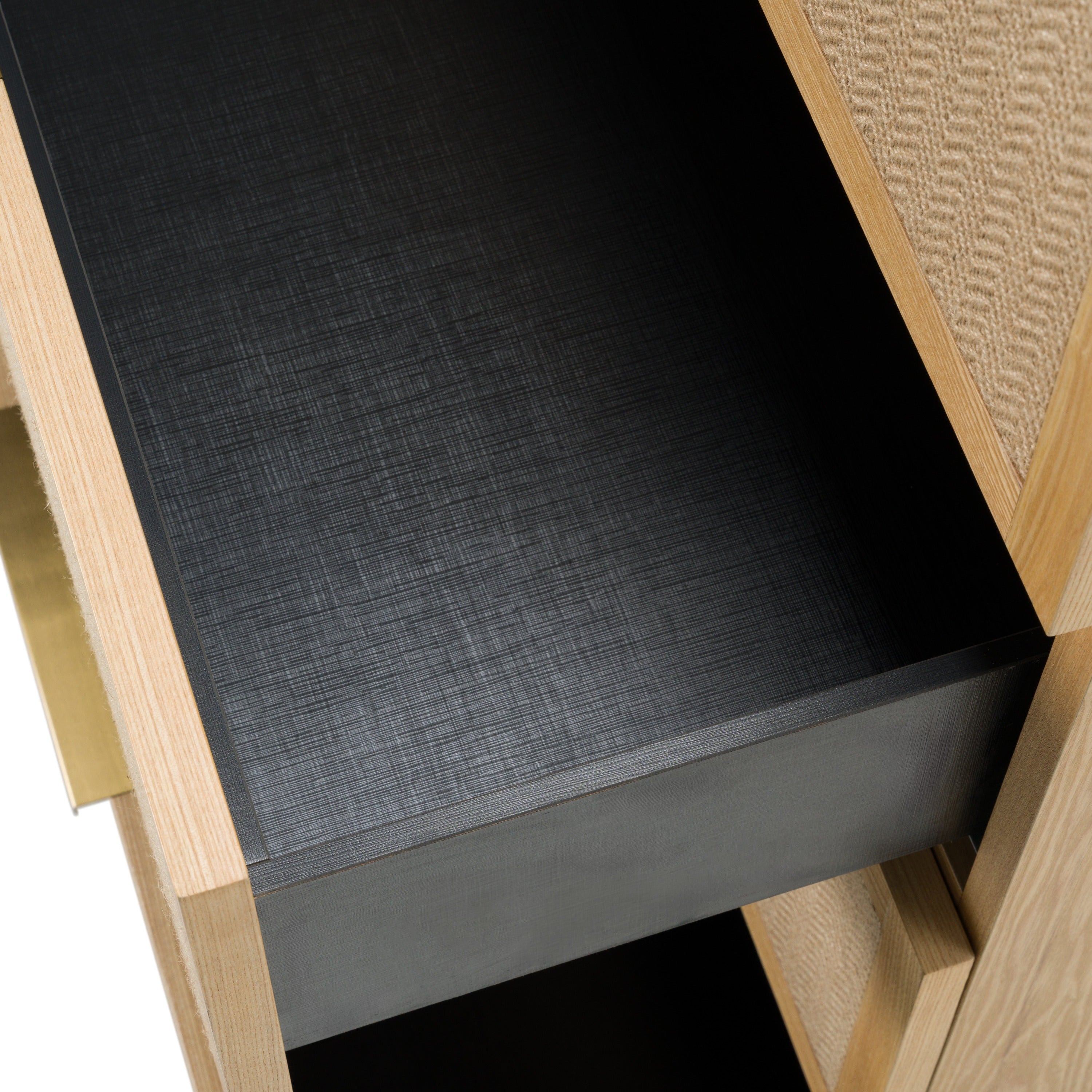 Gavin - Modern Natural Ash + Rattan Chest