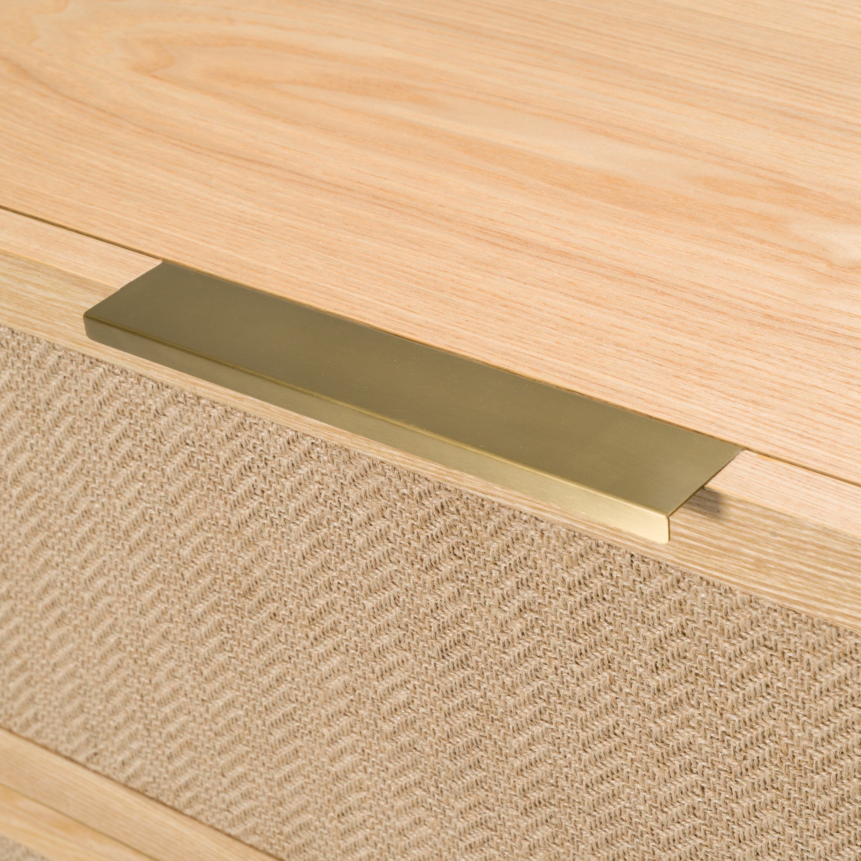 Gavin - Modern Natural Ash + Rattan Chest