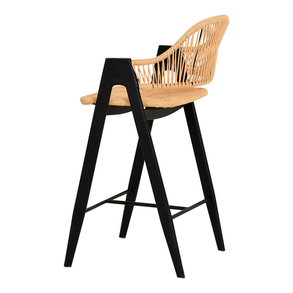 Gayle - Modern Rattan Counter Stool Set of 2