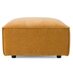 Gene - Modern Ochre Fabric Modular Ottoman