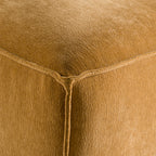 Gene - Modern Ochre Fabric Modular Ottoman