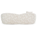 Gentle - Modern Beige Pattern Fabric Sofa