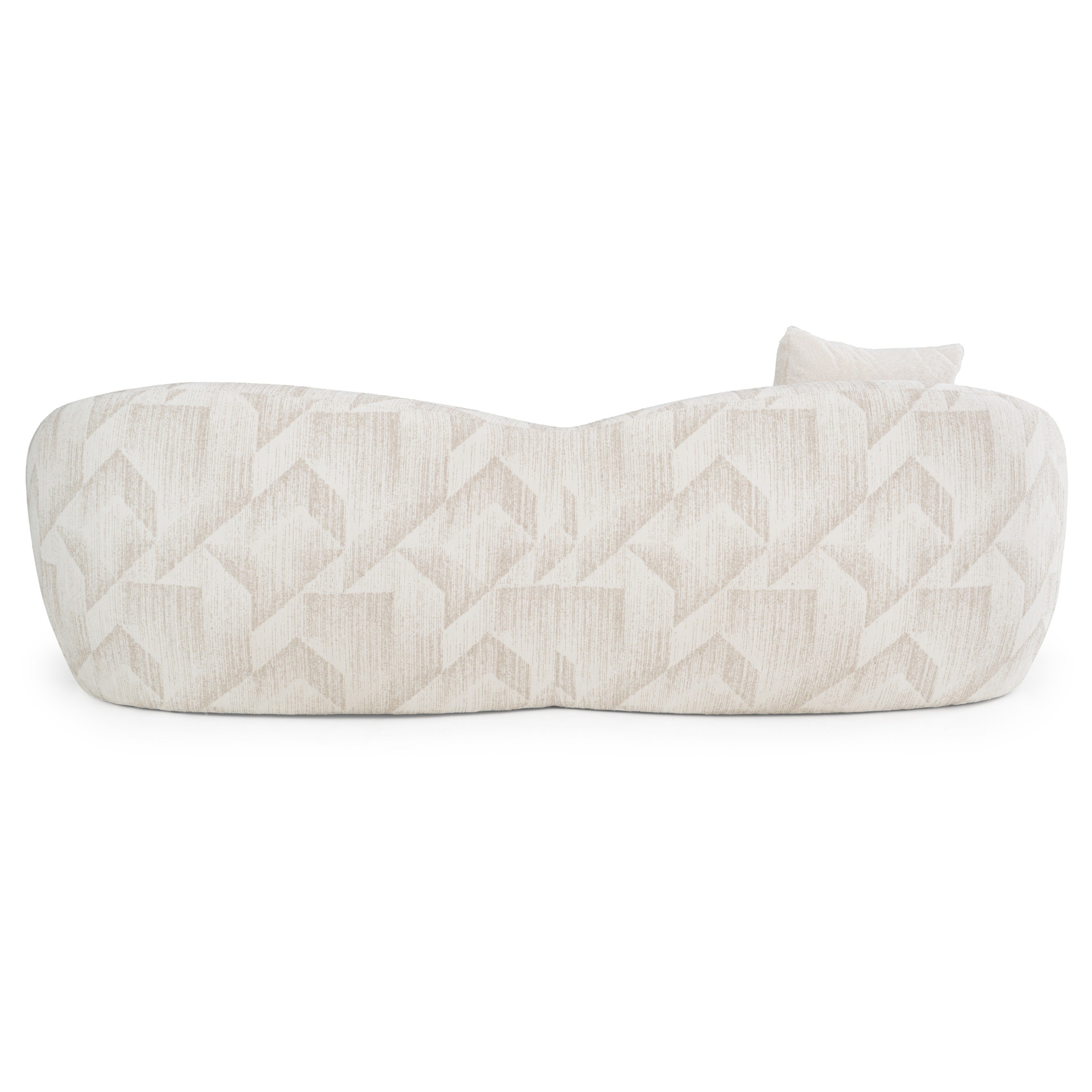 Gentle - Modern Beige Pattern Fabric Sofa