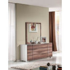 Giovanna Italian Mid-Century Cherry Mirror