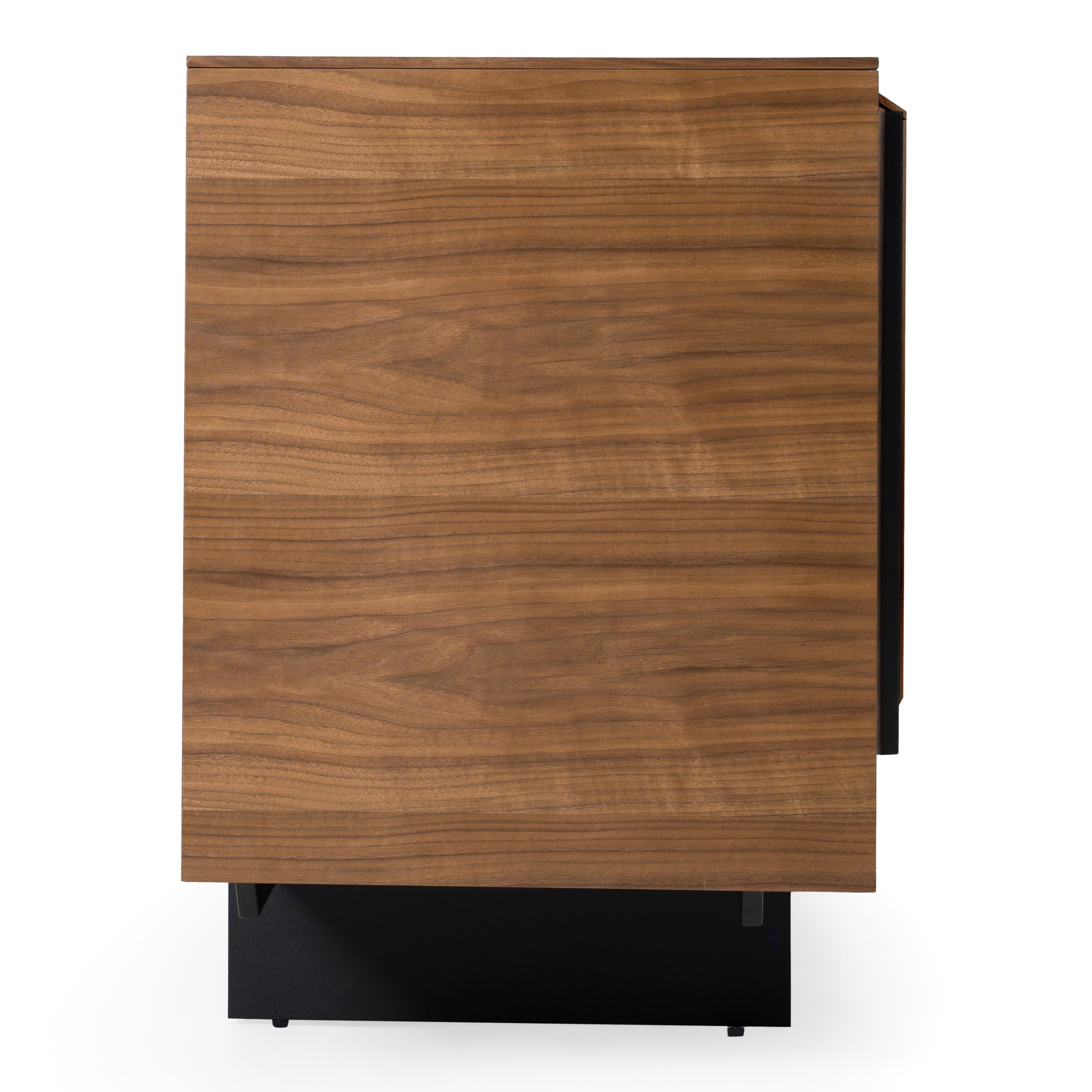 Glencoe - Modern Walnut & Grey Glass Buffet
