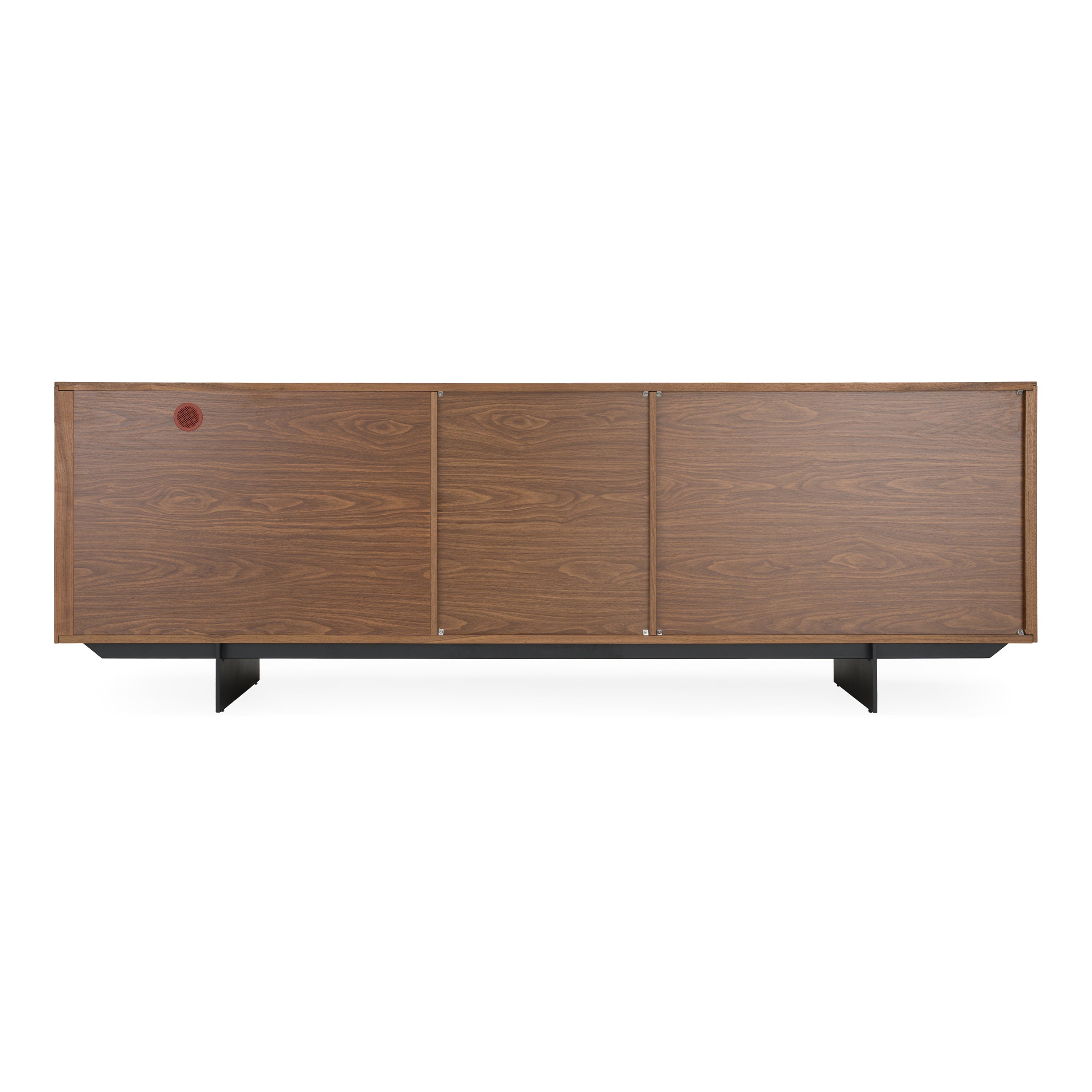 Glencoe - Modern Walnut & Grey Glass Buffet