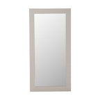 Glinda - Modern Beige Floor Mirror