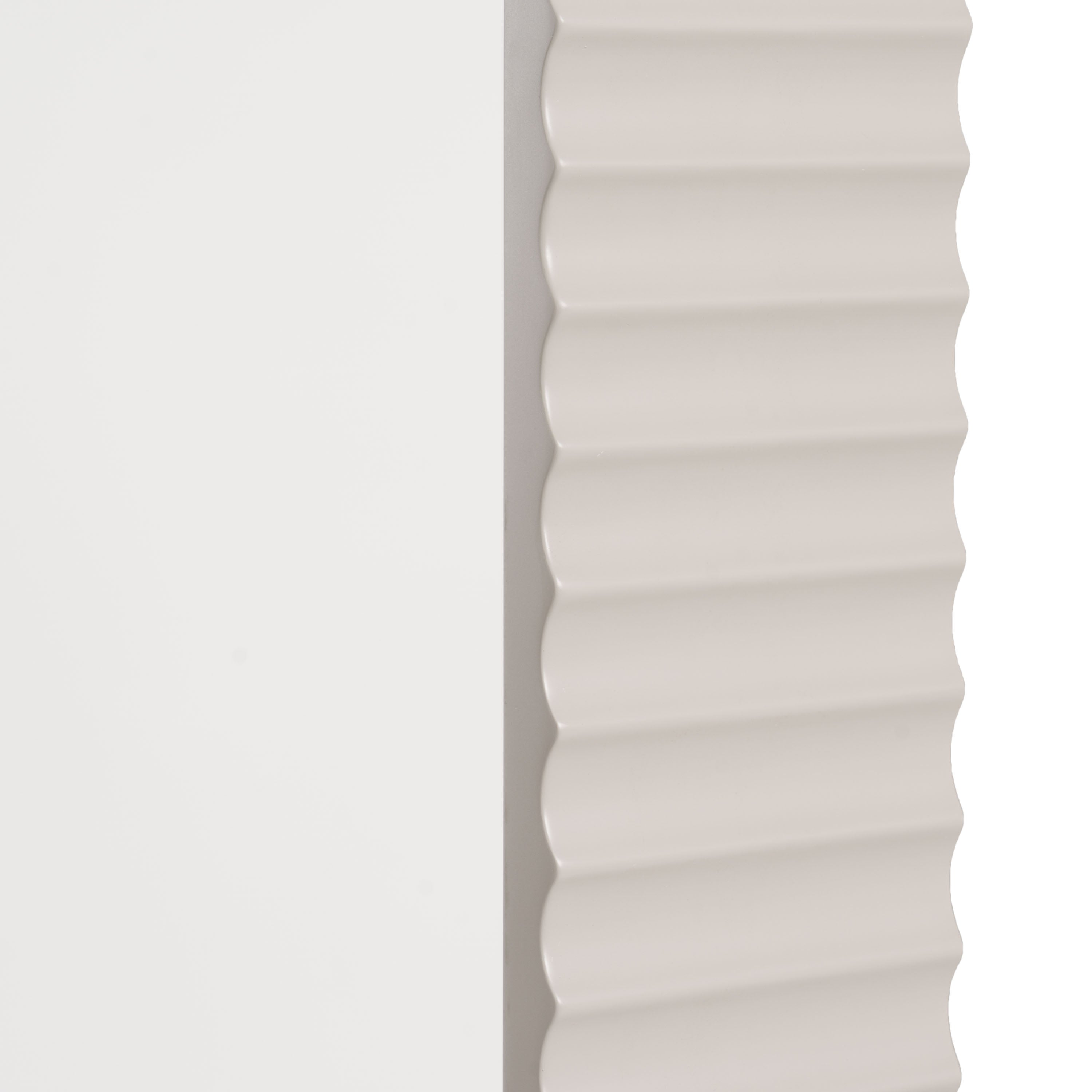 Glinda - Modern Beige Floor Mirror