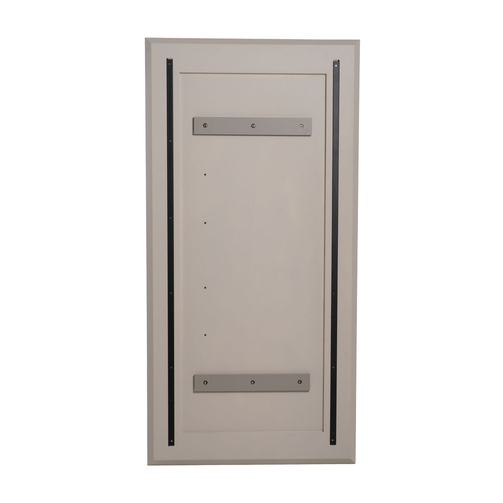 Glinda - Modern Beige Floor Mirror