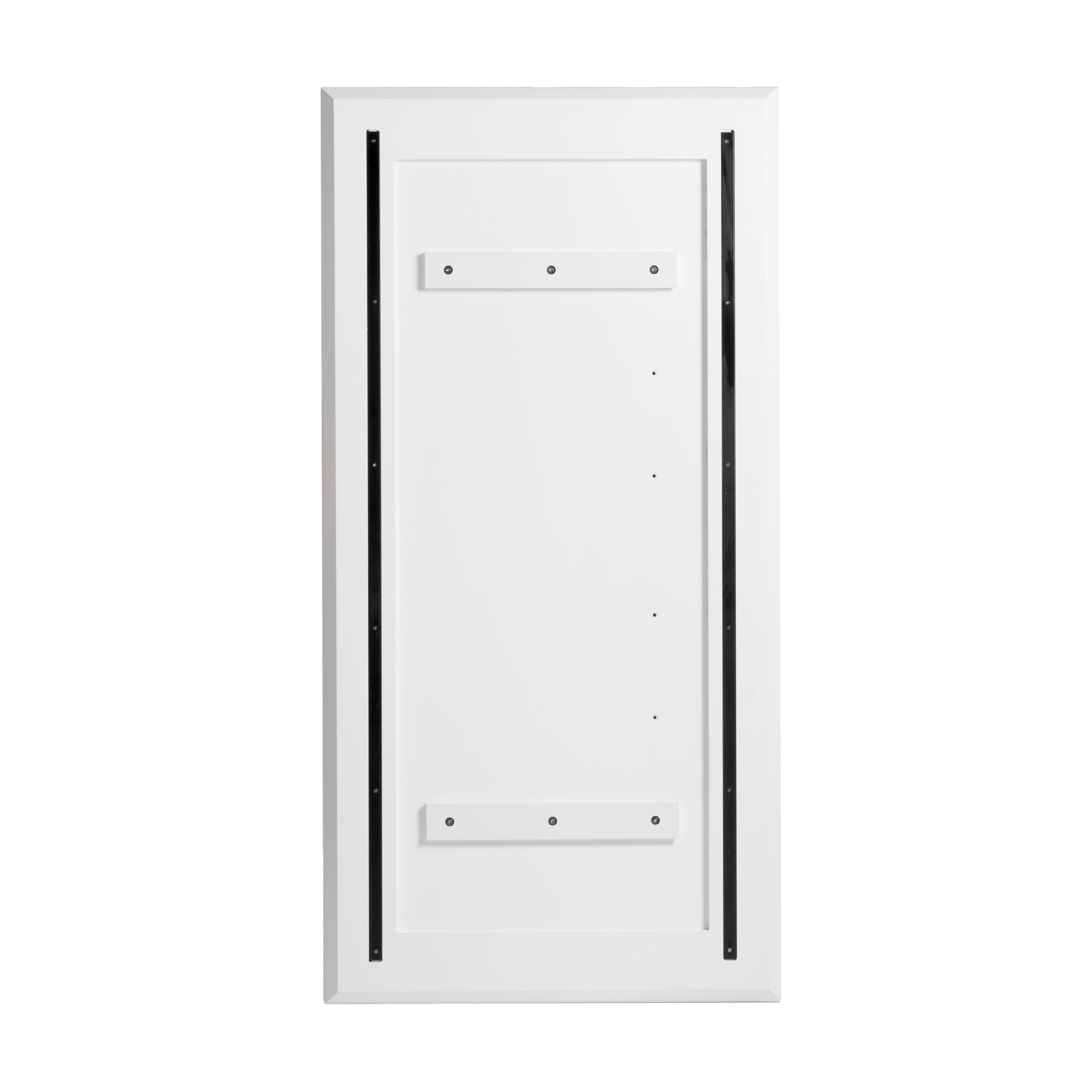 Glinda - Modern Pearl White Floor Mirror