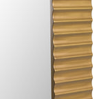 Glinda - Modern Brushed Brass Floor Mirror