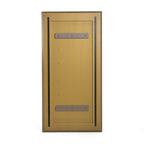 Glinda - Modern Brushed Brass Floor Mirror