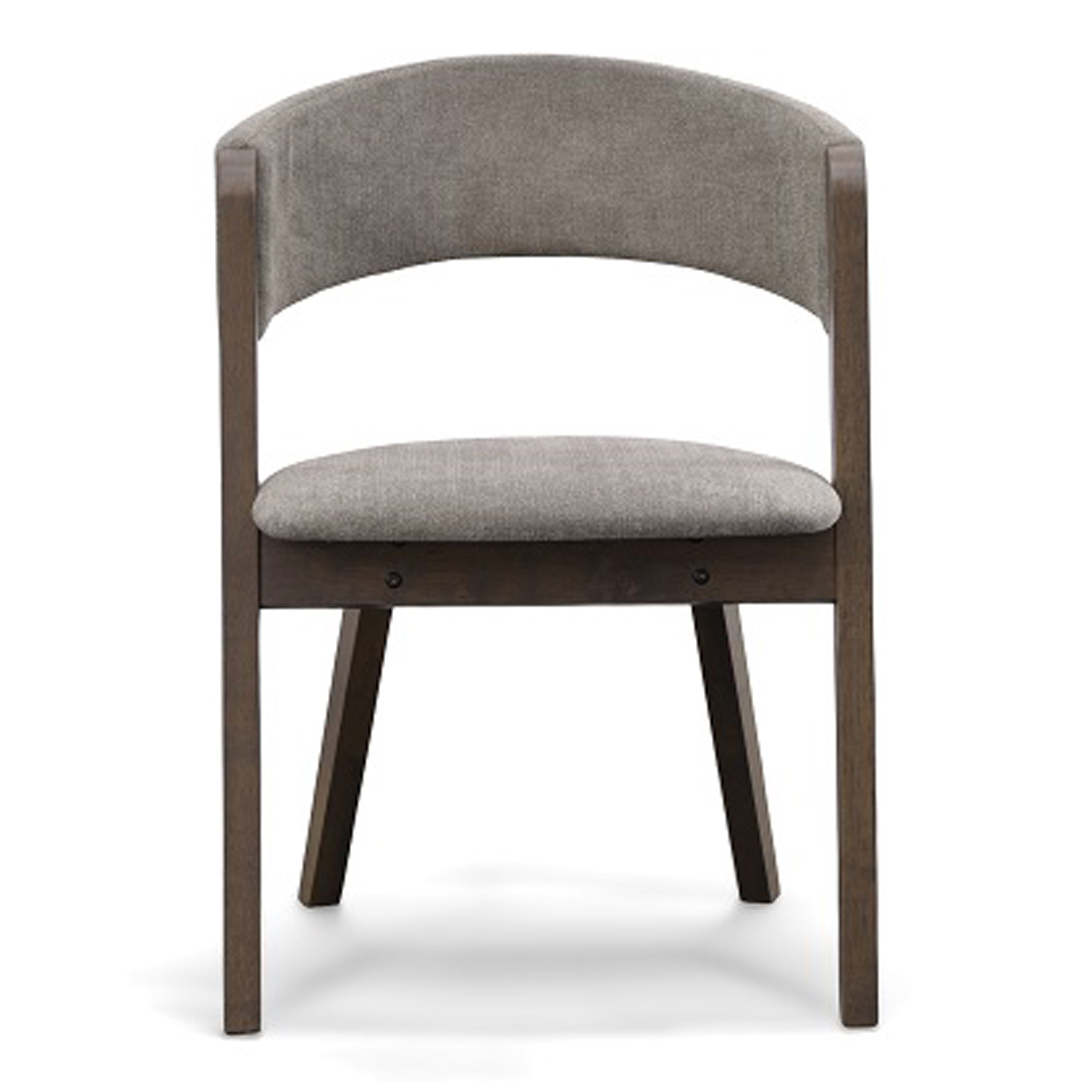 Grover - Modern Grey & Dark Wenge Dining Chair (Set of 2)