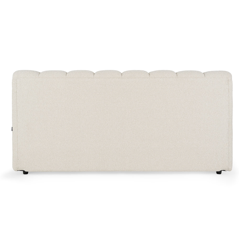 Harris - Modern Off-White Fabric Bed - Modern Off - White Fabric Bed