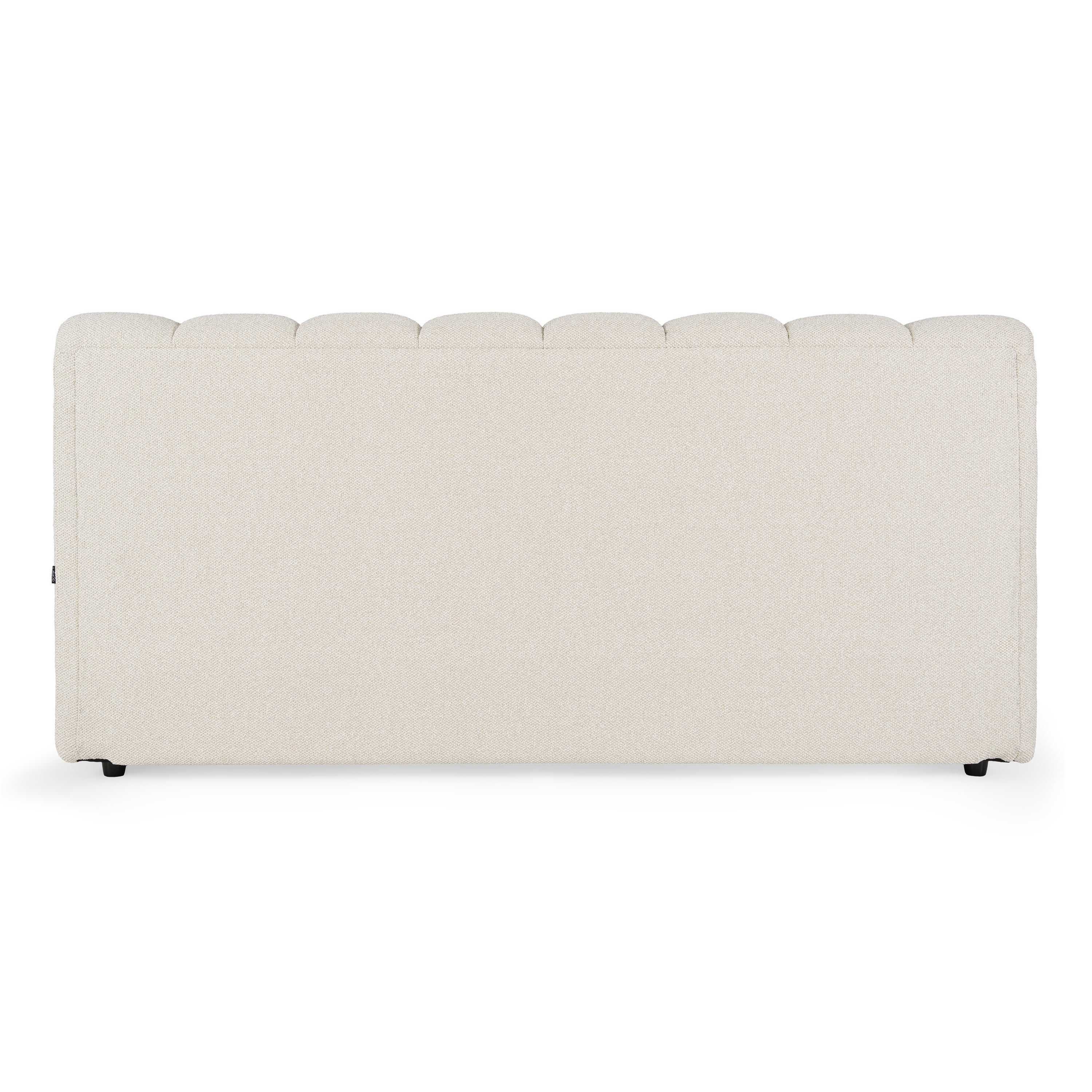 Harris - Modern Off-White Fabric Bed - Modern Off - White Fabric Bed