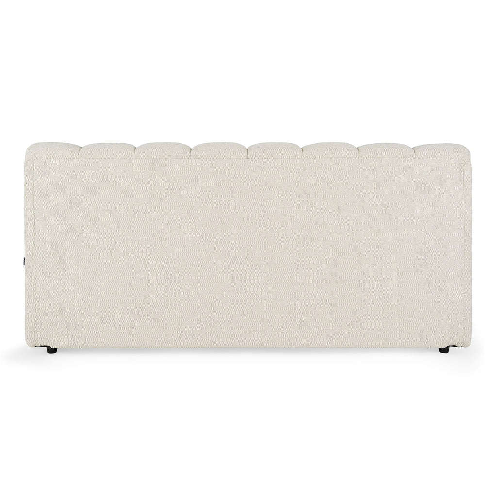 Harris - Modern Off-White Fabric Bed - Modern Off - White Fabric Bed