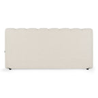 Harris - Modern Off-White Fabric Bed - Modern Off - White Fabric Bed