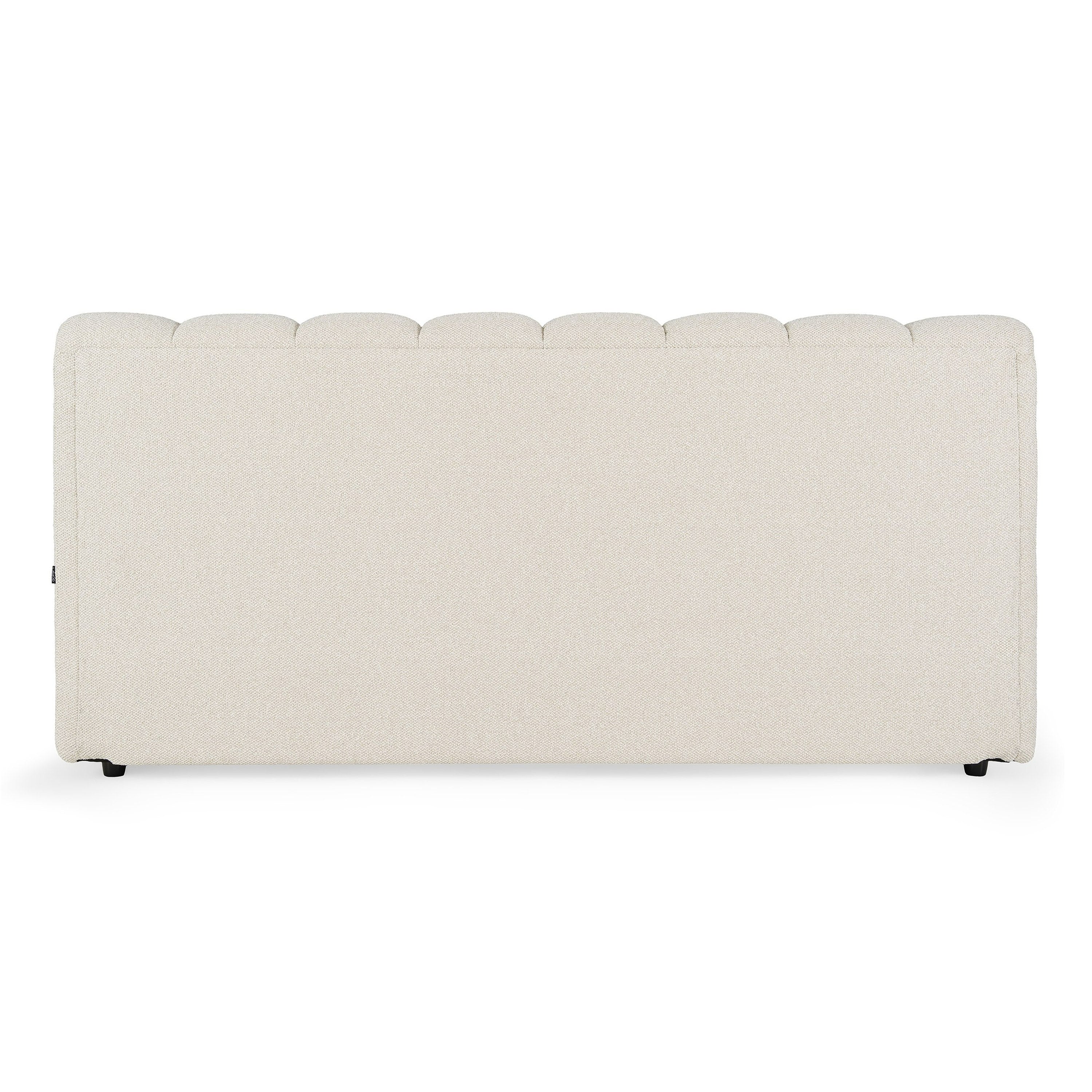 Harris - Modern Off-White Fabric Bed - Modern Off - White Fabric Bed