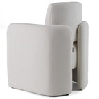 Hermosa - Modern White Fabric Dining Chair