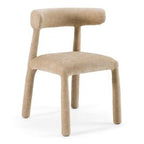 Homan - Modern Beige Velvet Dining Chair