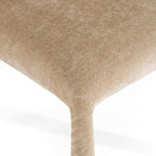 Homan - Modern Beige Velvet Dining Chair