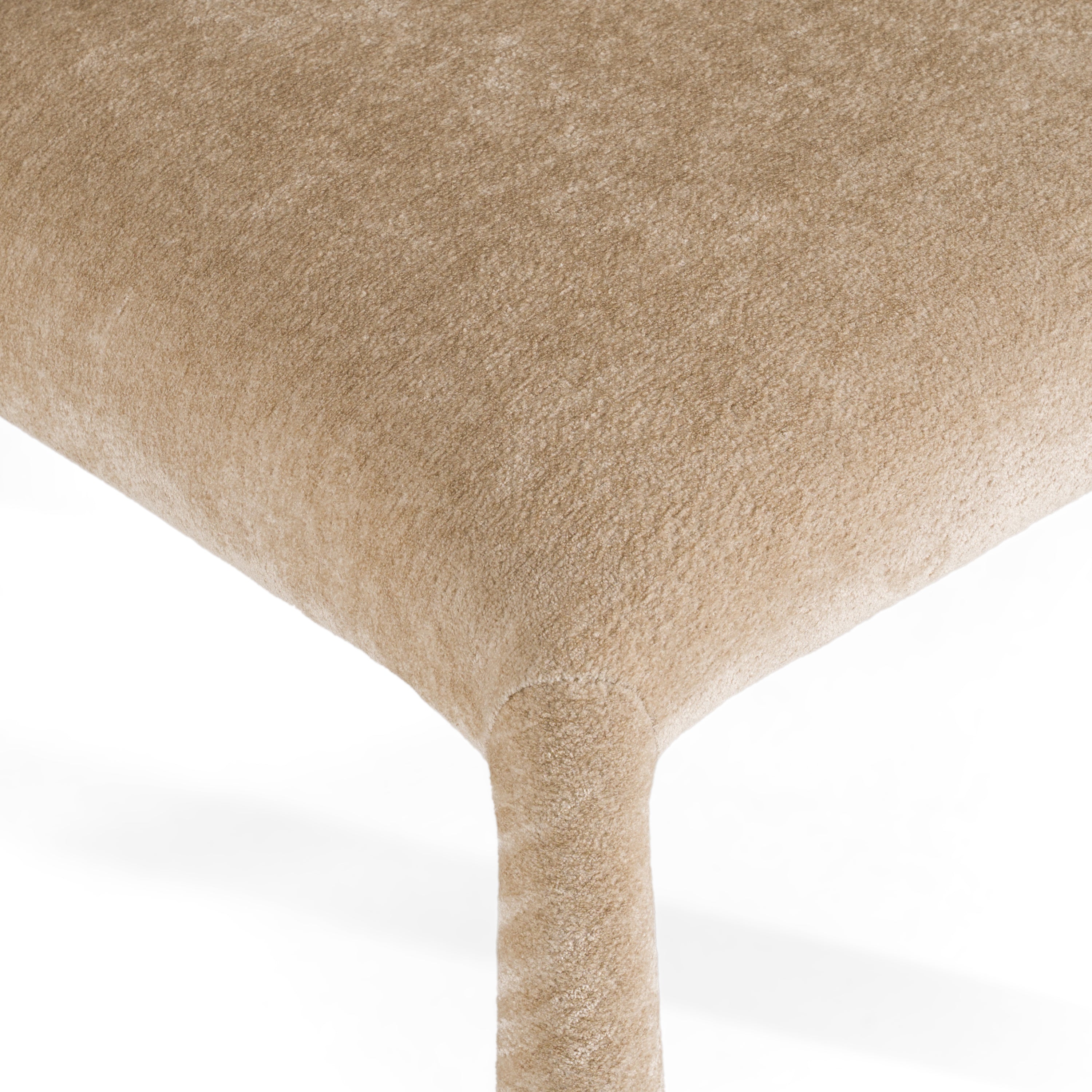 Homan - Modern Beige Velvet Dining Chair