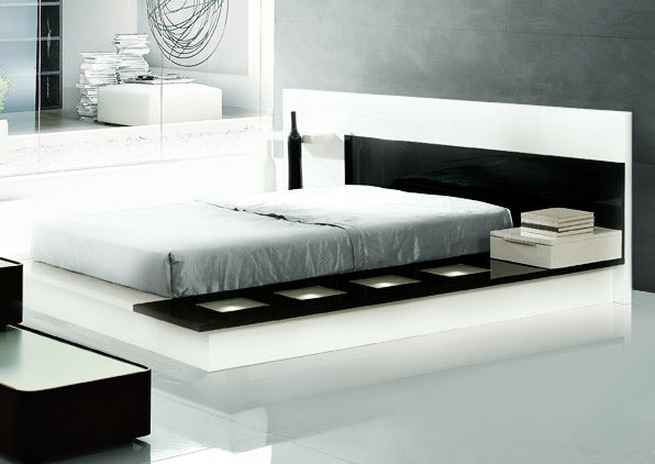 Eastern King Impera Modern - Contemporary lacquer platform bed - Contemporary lacquer platform bed