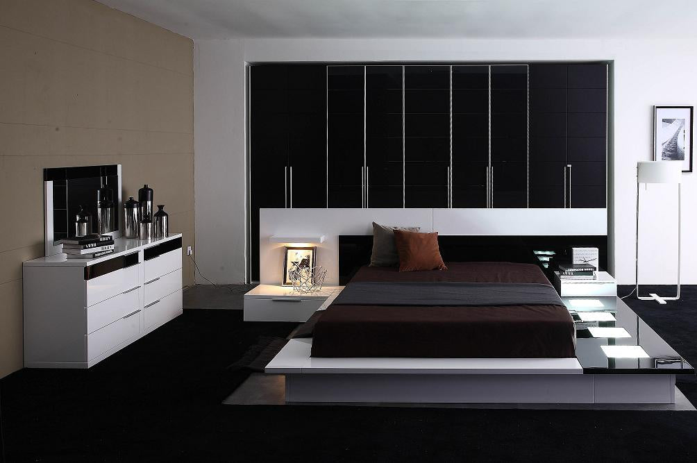 Eastern King Impera Modern - Contemporary lacquer platform bed - Contemporary lacquer platform bed