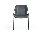 Instone - Industrial Dark Grey Eco-Leather Dining Chair (Set of 2)