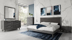 Soria Modern Grey Wash Mirror
