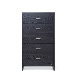 Wales Modern Smoked Ash Chest