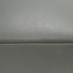 Jacoba - Modern Dark Grey Leather Rectangular Ottoman