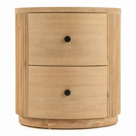 Jacobson - Modern Natural Acacia Nightstand