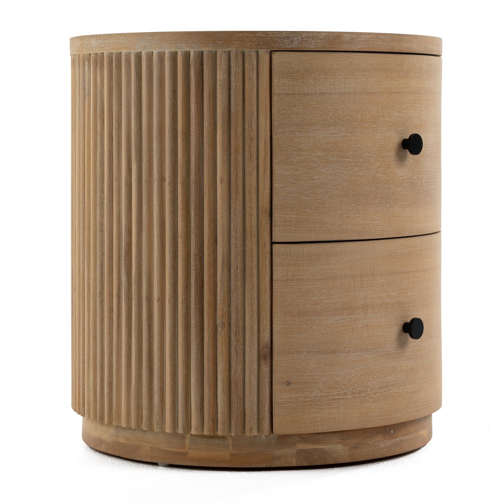 Jacobson - Modern Natural Acacia Nightstand