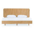 Eastern King Jacobson - Modern Natural Acacia Bed - Modern Natural Acacia Bed